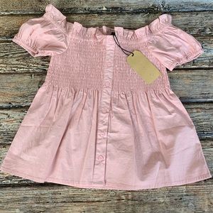 Blush Pink off the shoulder Blouse